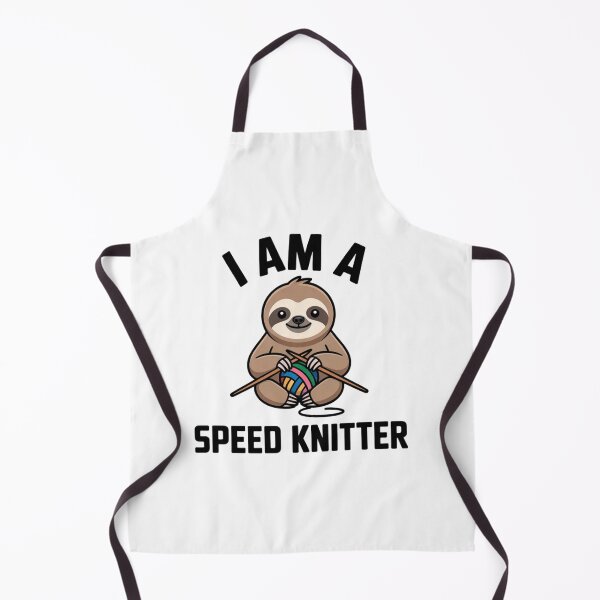 Item preview, Cute Knitting Humor Sloth Crochet Art designed and sold by Mr-wow.