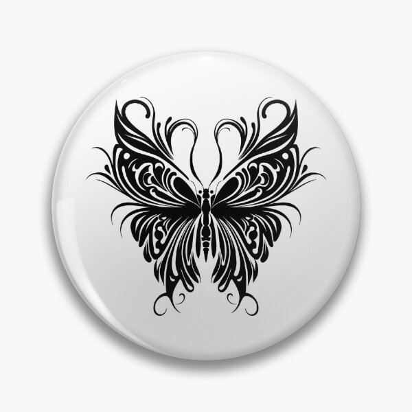 Item preview, Butterfly Abstract Black Texture Pattern designed and sold by TerryCoreCraft.