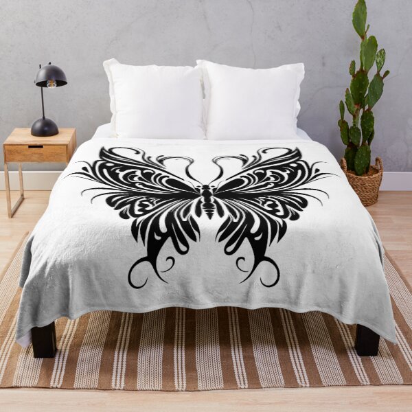 Item preview, Butterfly Abstract Black Texture Pattern designed and sold by TerryCoreCraft.