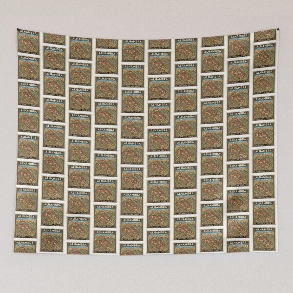 Item preview, Alhambra Map Vintage Granada Travel Art designed and sold by DuckOddity.