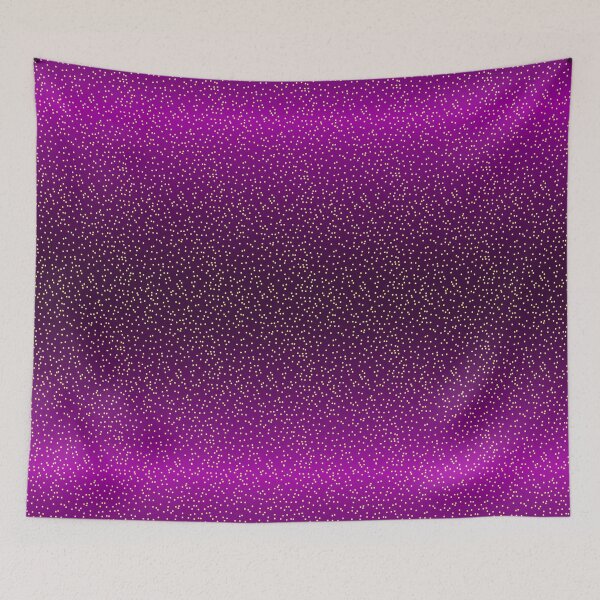 Item preview, Magenta Ombre with Yellow Glitter Horizontal designed and sold by Art in My Loft.