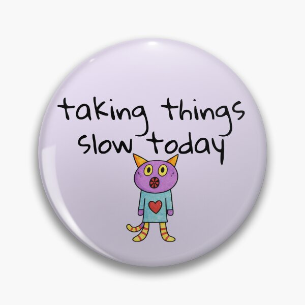 Item preview, Taking Things Slow Today Cute  Anxious Cat designed and sold by SoftBeing.
