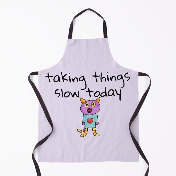 Item preview, Taking Things Slow Today Cute Anxious Cat designed and sold by SoftBeing.