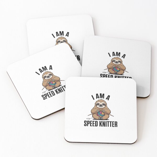 Item preview, Speed Knitter Funny Yarn Lover T-Shirt Decal designed and sold by Mr-wow.