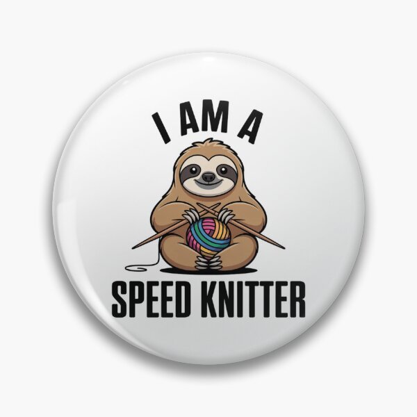 Item preview, Speed Knitter Funny Yarn Lover T-Shirt Decal designed and sold by Mr-wow.