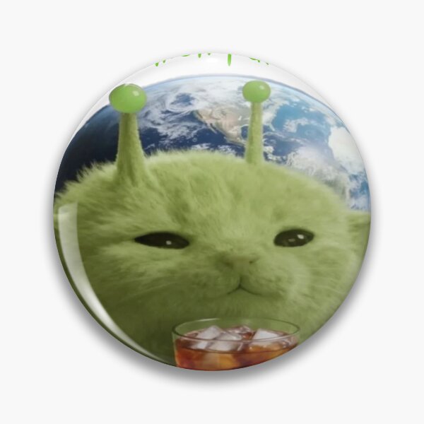 Item preview, Just an Alien kitty paying taxes on earth designed and sold by kkrraabb3.