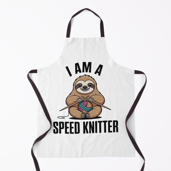 Item preview, Speed Knitter Funny Yarn Lover T-Shirt Decal designed and sold by Mr-wow.