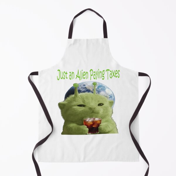 Item preview, Just an Alien kitty paying taxes on earth designed and sold by kkrraabb3.