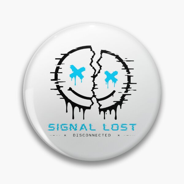 Item preview, Signal Lost – Disconnected Glitch Smile Design designed and sold by ZeroContextCo.