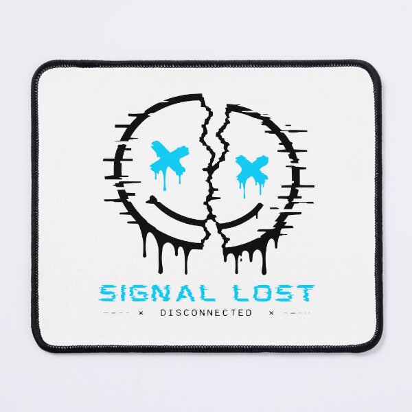 Item preview, Signal Lost – Disconnected Glitch Smile Design designed and sold by ZeroContextCo.