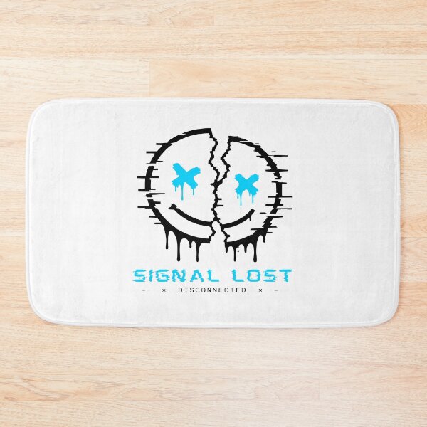 Item preview, Signal Lost – Disconnected Glitch Smile Design designed and sold by ZeroContextCo.