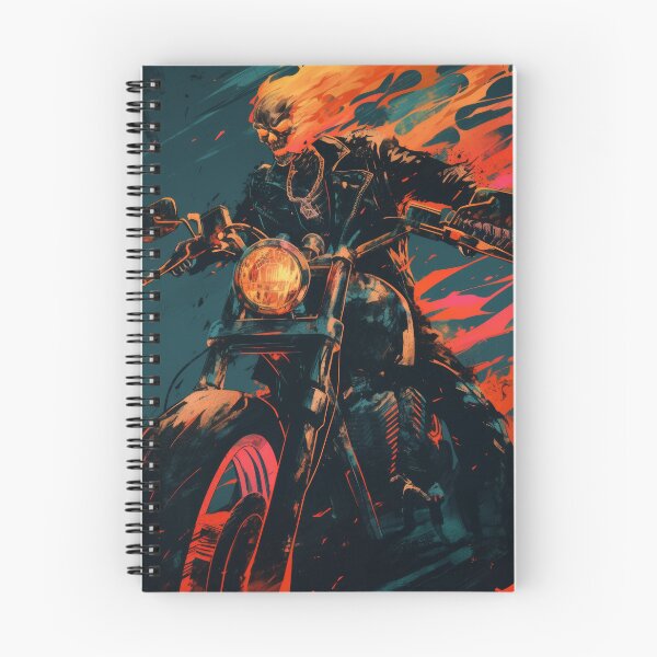 Item preview, Flaming Skull Rider  designed and sold by AnimeArsenalPrints.