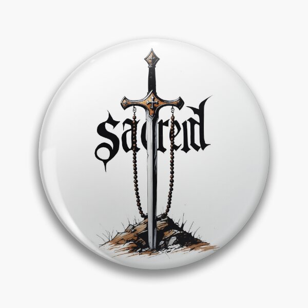 Item preview, Sacred Blade and Rosary - Streetwear  designed and sold by Dhenin Studio.