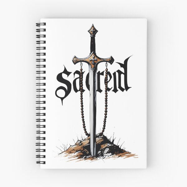 Item preview, Sacred Blade and Rosary - Streetwear  designed and sold by Dhenin Studio.