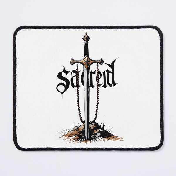 Item preview, Sacred Blade and Rosary - Streetwear designed and sold by Dhenin Studio.