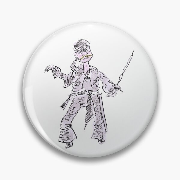 Item preview, The Princess Bride Wesley the Dread Pirate Roberts designed and sold by Inky Fingers Illustrations.