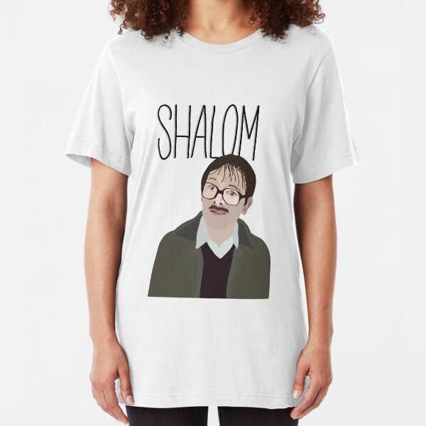 Jim Friday Night Dinner Shalom Jackie Slim Fit T-Shirt