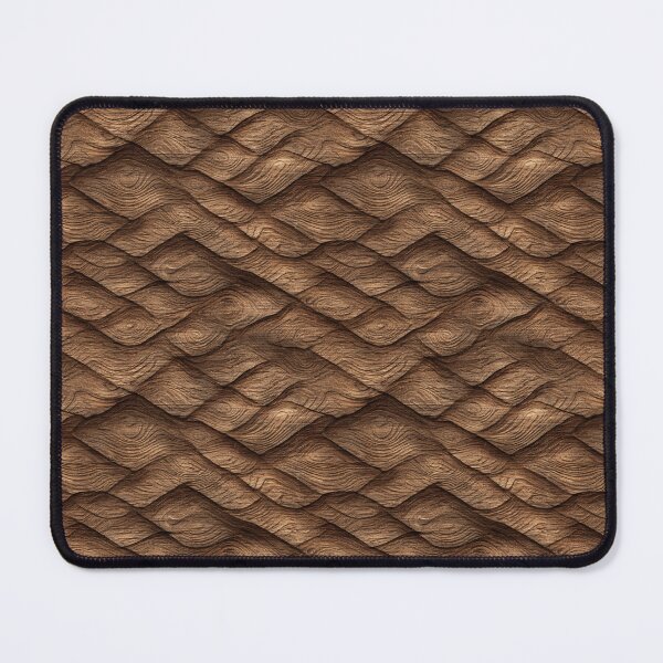 Item preview, Organic Wavy Wood Grain Texture Pattern Print designed and sold by NicolasGlowArt.