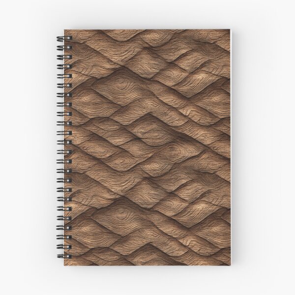 Item preview, Organic Wavy Wood Grain Texture Pattern Print designed and sold by NicolasGlowArt.