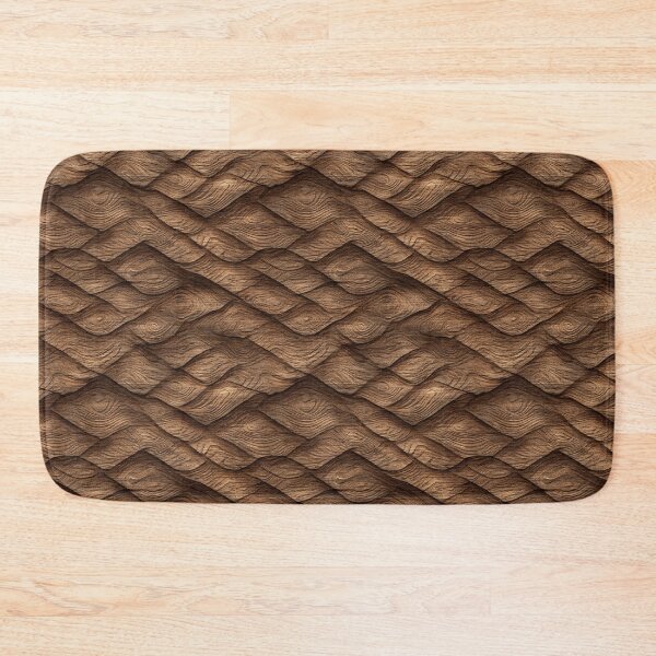Item preview, Organic Wavy Wood Grain Texture Pattern Print designed and sold by NicolasGlowArt.