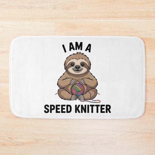 Item preview, I Am A Speed Knitter Funny Sloth Gift for Knitters designed and sold by Mr-wow.