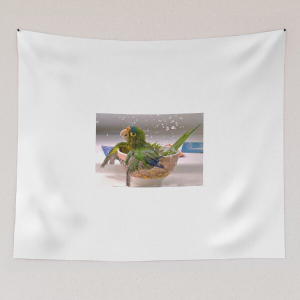 Item preview, Bird on a water bowl designed and sold by hkonestudio.