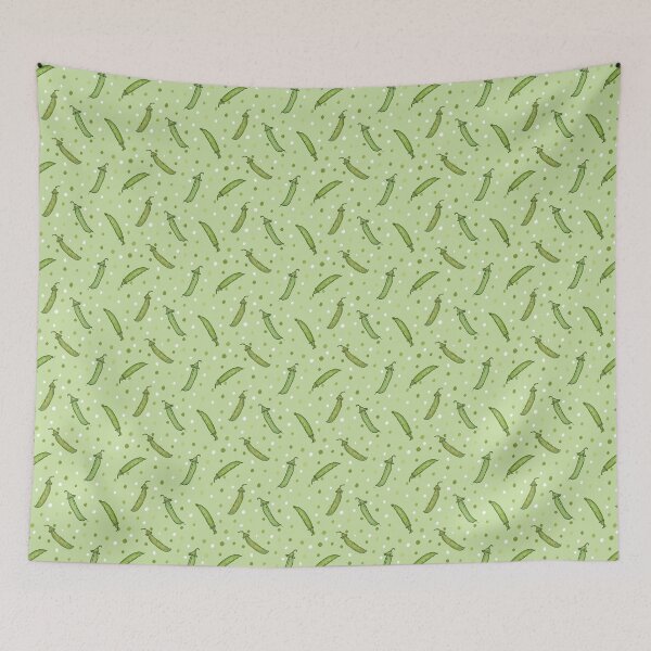 Item preview, Polka Dot Pea pod garden vegetable print designed and sold by EmmaSB-Designs.