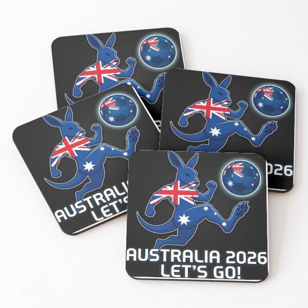 Item preview, Australia 2026 Soccer Kangaroo Shirt | Aussie Football Fan Design | Let’s Go Australia Sports Gift designed and sold by Prime legend .