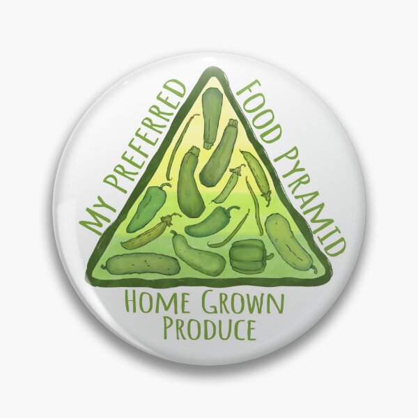 Item preview, Green food Pyramid, home grown produce, gardeners diet designed and sold by EmmaSB-Designs.