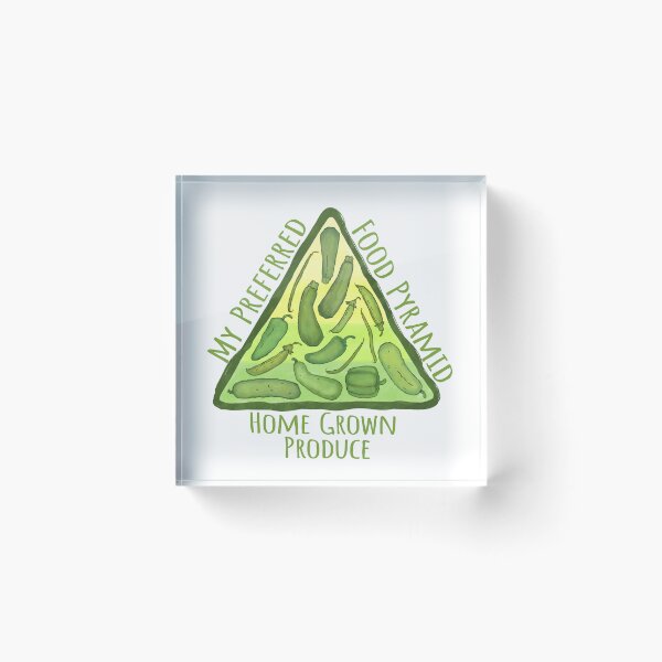 Item preview, Green food Pyramid, home grown produce, gardeners diet designed and sold by EmmaSB-Designs.