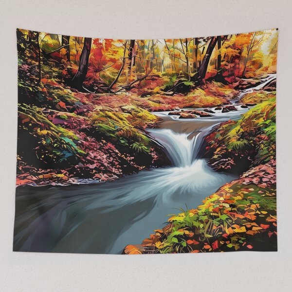 Item preview, Forest Stream in Color designed and sold by tomorrowsart.