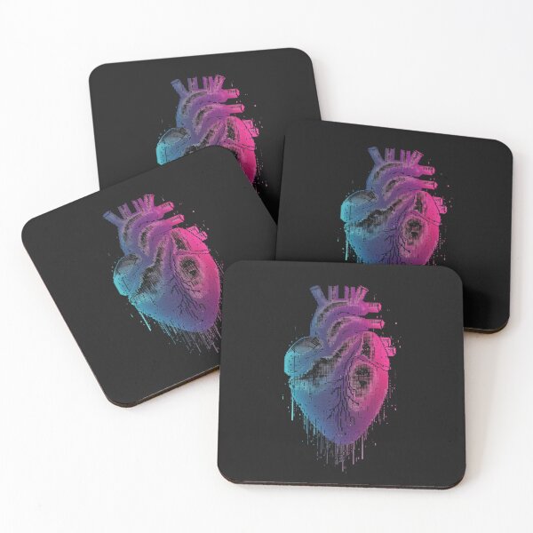 Item preview, Glitch Heart Cyberpunk Teen Art designed and sold by BoxofMoments.