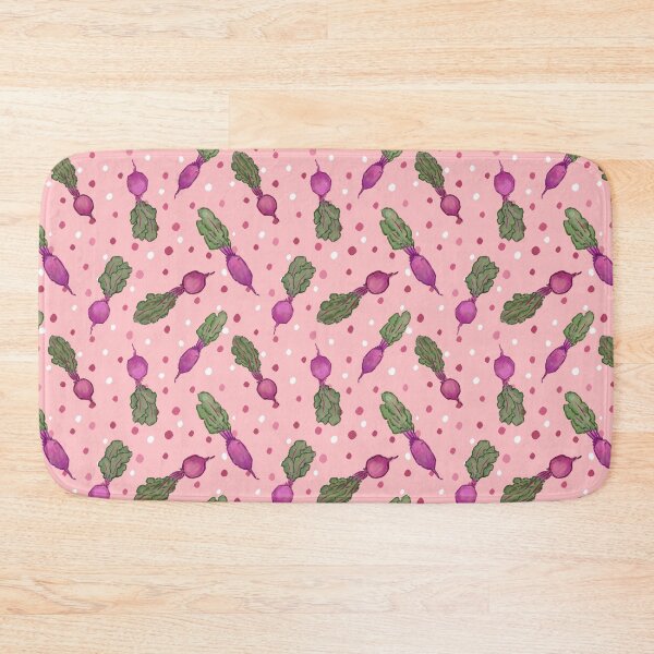 Item preview, Red Beet Polka Dot root vegetable Illustration print designed and sold by EmmaSB-Designs.