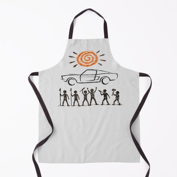 Item preview, Muscle Car Devotion: Ancestral Naive Cave Art Illustration designed and sold by EdGraphy.