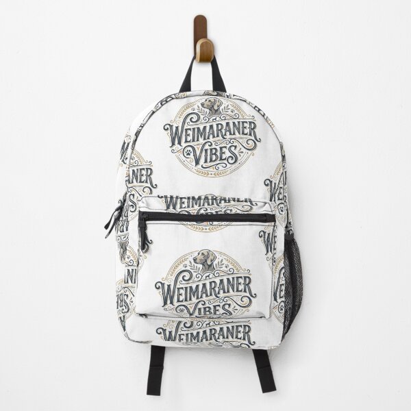 Item preview, Weimaraner Vibes Typographical Design designed and sold by bluweim.