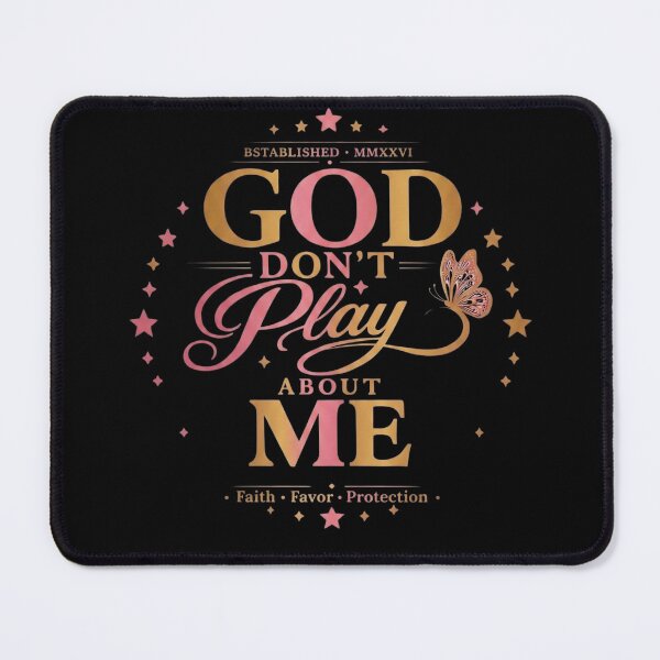 Item preview, God Don’t Play About Me Butterfly Edition designed and sold by Divine Boutique.