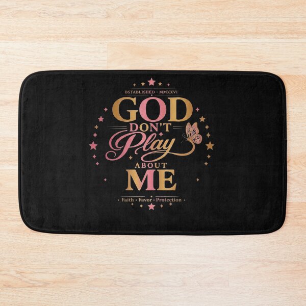 Item preview, God Don’t Play About Me Butterfly Edition designed and sold by Divine Boutique.