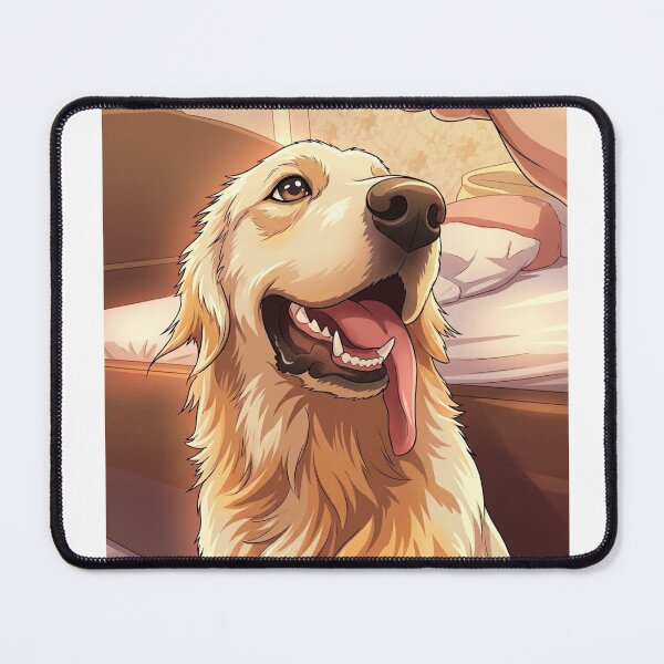 Item preview, Loyal Golden Retriever Reaching for Treat designed and sold by VibeThread Studio.