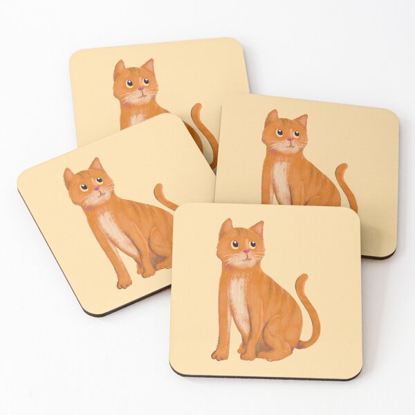 Item preview, Orange Cat Illustration designed and sold by Spring Things.