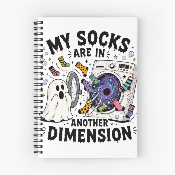 Item preview, Funny Ghost Laundry Missing Socks Dimension Art designed and sold by InkNovaLab.