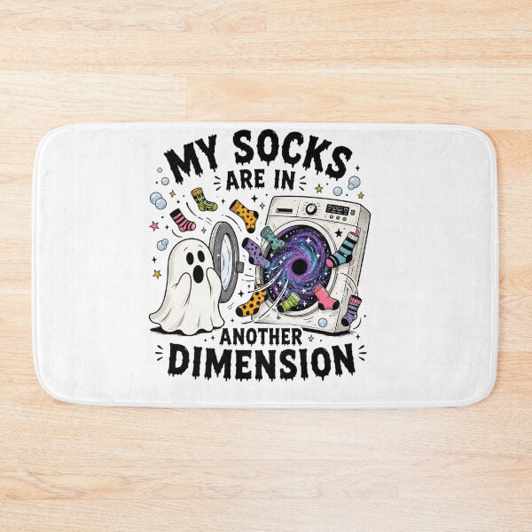Item preview, Funny Ghost Laundry Missing Socks Dimension Art designed and sold by InkNovaLab.