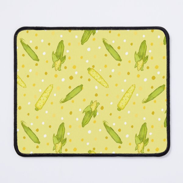 Item preview, Yellow Corn Polka Dot veggie garden print designed and sold by EmmaSB-Designs.