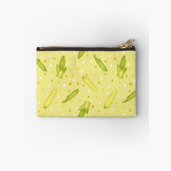 Item preview, Yellow Corn Polka Dot veggie garden print designed and sold by EmmaSB-Designs.