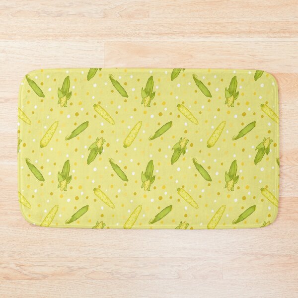 Item preview, Yellow Corn Polka Dot veggie garden print designed and sold by EmmaSB-Designs.