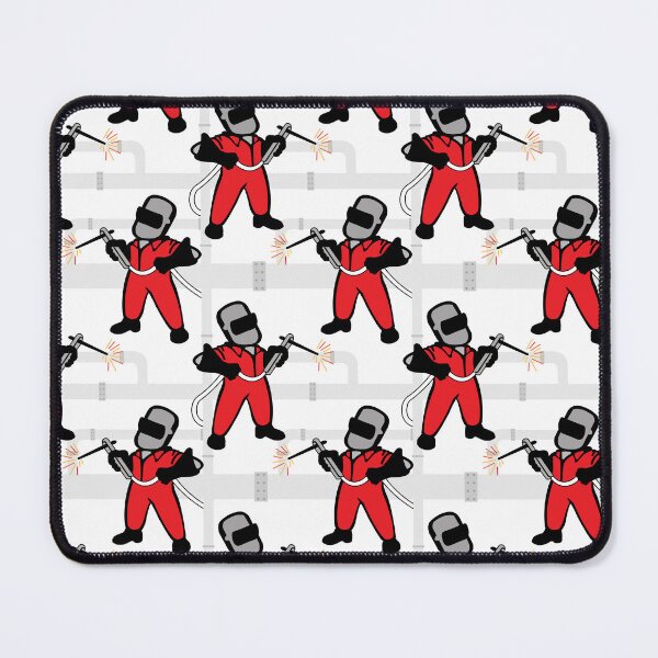 Item preview, Pipe Welder Red Overalls designed and sold by VintageStyle.