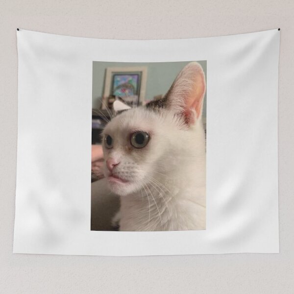 Item preview, cute cat human face designed and sold by cloudzer0000.