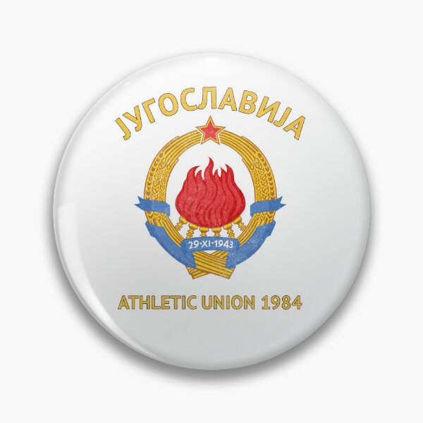 Item preview, Yugoslavija Athletic Union 1984 Retro Balkan Sports designed and sold by ValentinaHramov.