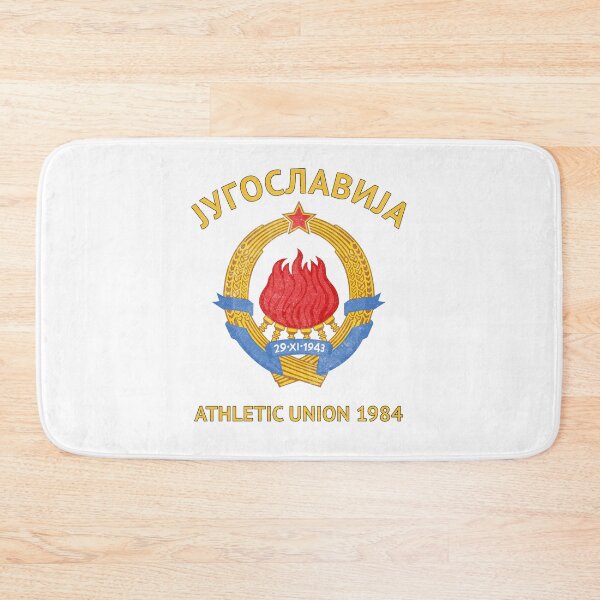Item preview, Yugoslavija Athletic Union 1984 Retro Balkan Sports designed and sold by ValentinaHramov.