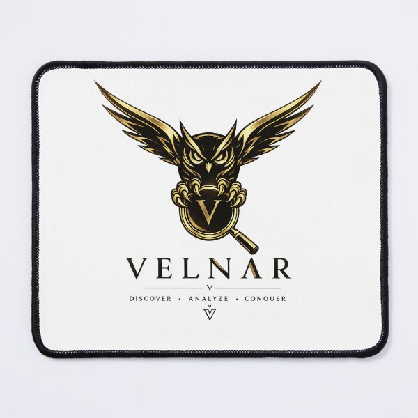Item preview, VELNAR Owl Vision – Gold Luxury Emblem designed and sold by Ikkipass Enterprises.