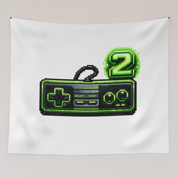Item preview, Player Two Retro Video Games designed and sold by Art by Debasish.